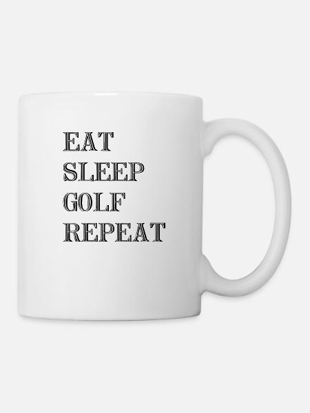 golf sport - Tasse - Weiß
