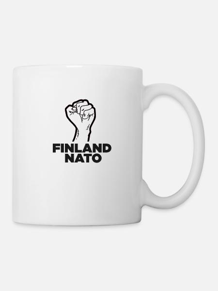 Finnland Nato! - Tasse - Weiß