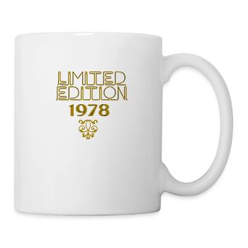 1978,limited edition,gold,ornament - Tasse - Weiß - Rechts