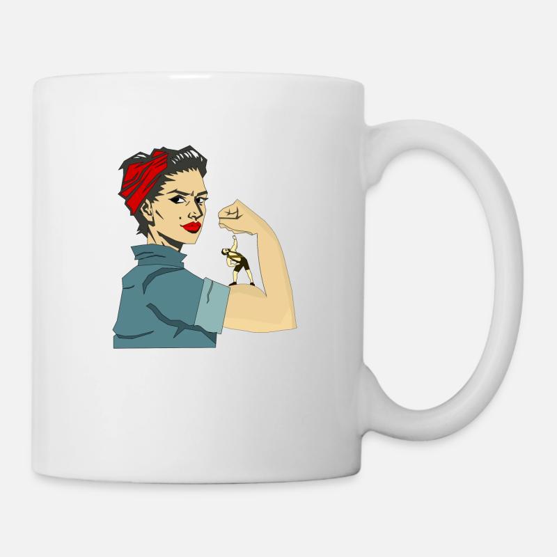 FEMMES FORTES - Mug blanc - blanc