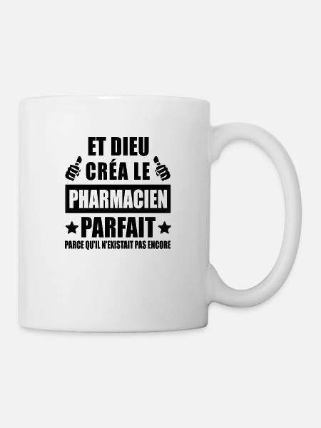 pharmacien parfait / humour pharmacien - Mug blanc - blanc