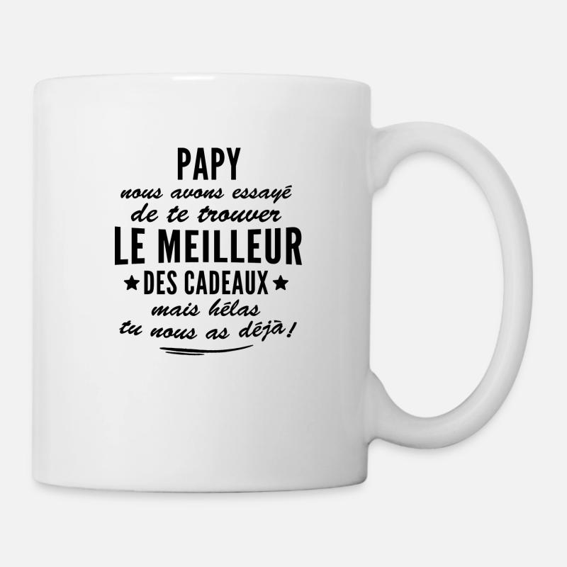 Papy / citation humour papy - Mug blanc - blanc