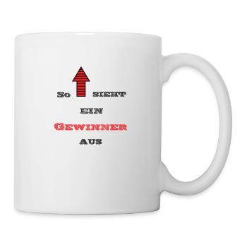 Gewinner - Tasse - Weiß - Rechts