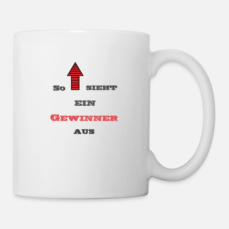 Gewinner - Tasse - Weiß