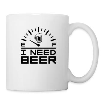 I Need Beer - Mug - white - Right