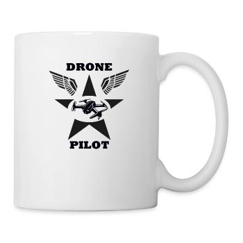 Drone Pilot Drohnen Shirt - Mug - white - Right