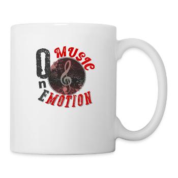 One music one emotion - Mug blanc - blanc - Droite