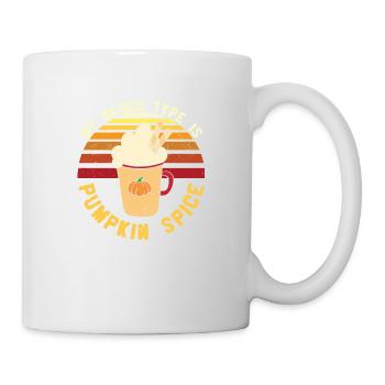 My Blood Type is Pumpkin - Mug - white - Right