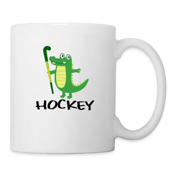 feldhockey hockey fieldhockey hockey-croco - Tasse - Weiß - Rechts
