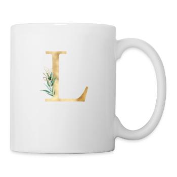 Customizable Monogram L Botany - Mug - white - Right