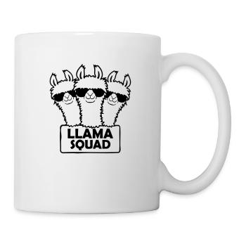 Conception d’équipe Llama Squad - Mug blanc - blanc - Droite