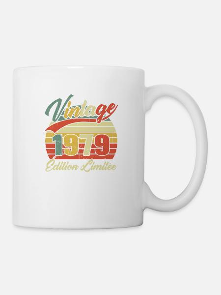 Cadeau D'anniversaire Vintage 1979 Édition Limitée - Mug blanc - blanc