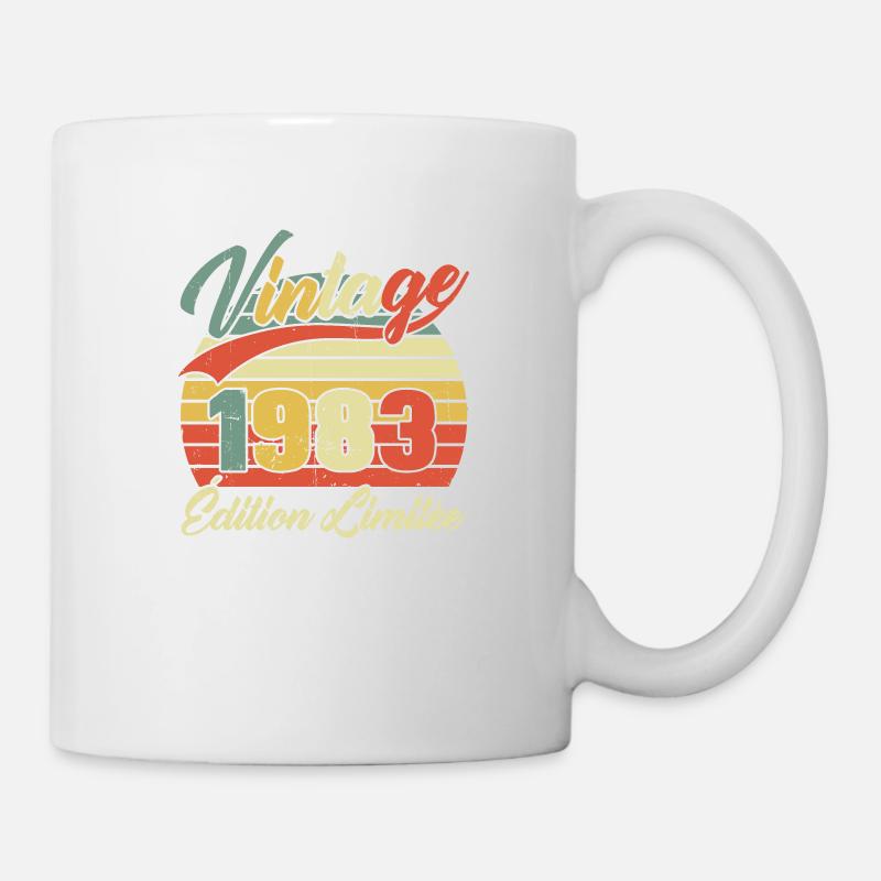 Cadeau D'anniversaire Vintage 1983 Édition Limitée - Mug blanc - blanc