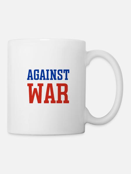 Russian against war - Tasse - Weiß