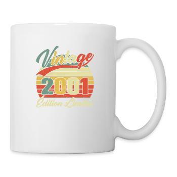 Cadeau D'anniversaire Vintage 2001 Édition Limitée - Mug blanc - blanc - Droite