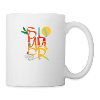 été - Mug blanc - blanc - Droite