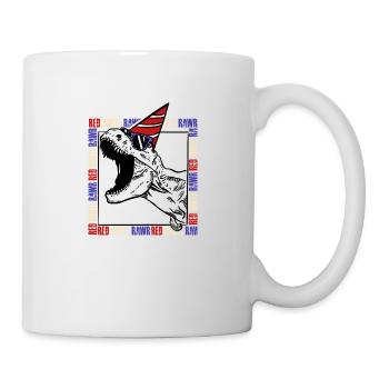 Red White Rawr - Mug - white - Right