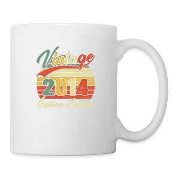Cadeau D'anniversaire Vintage 2014 Édition Limitée - Mug blanc - blanc - Droite