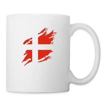 Denmark Flag Scandinavia Danish Flag Travel - Mug - white - Right