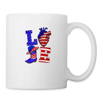 Love America - Mug - white - Right