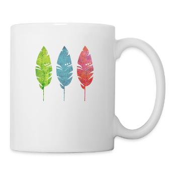 Three tender feathers - Mug - white - Right