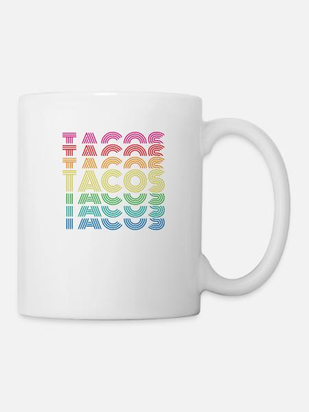 tacos - Tasse - Weiß