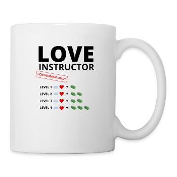 Love Instructor for women only - Mug - white - Right