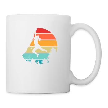 Vintage Rock Climbing Bouldering - Mug - white - Right