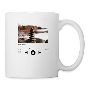Song Cover - Calm Down - Tasse - Weiß - Rechts