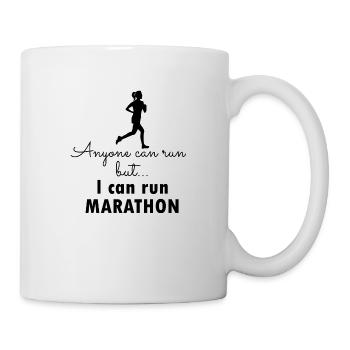 Marathon Running - Mug - white - Right