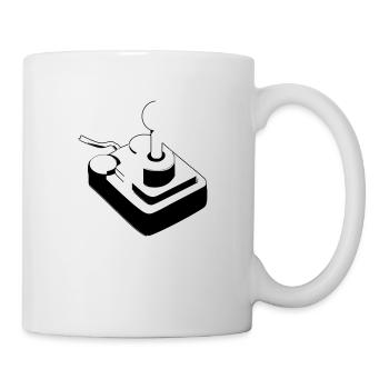Joystick Player Game Controller Console Gaming - Mug - white - Right