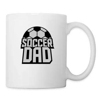 Sports Logo Soccer Papa - Mug blanc - blanc - Droite