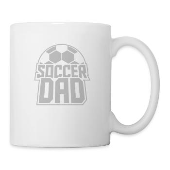 Soccer Dad Champion Logo - Mug blanc - blanc - Droite