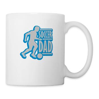 Winner Soccer Dad Logo - Mug - white - Right