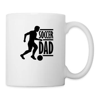 Cool Soccer Dad Logo - Tasse - Weiß - Rechts