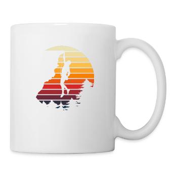 vintage Bouldering Rock Climbing - Mug - white - Right