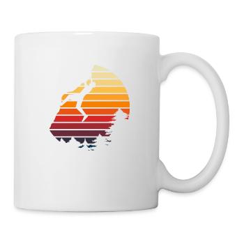 Vintage Mountain Sports Retro Rock Climbing - Mug - white - Right