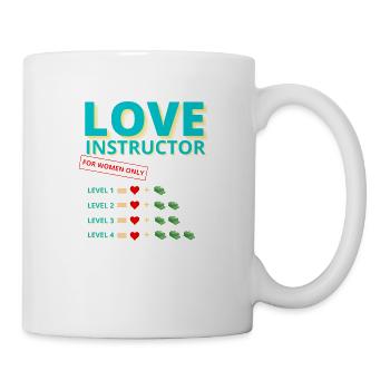 Love instructor for women only - Mug blanc - blanc - Droite