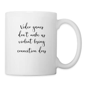 dictons mode de jeu héroïne féminine bday soccer - Mug blanc - blanc - Droite