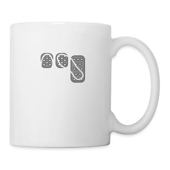Pedale Spitze-Hacke-Technik - Tasse - Weiß - Rechts