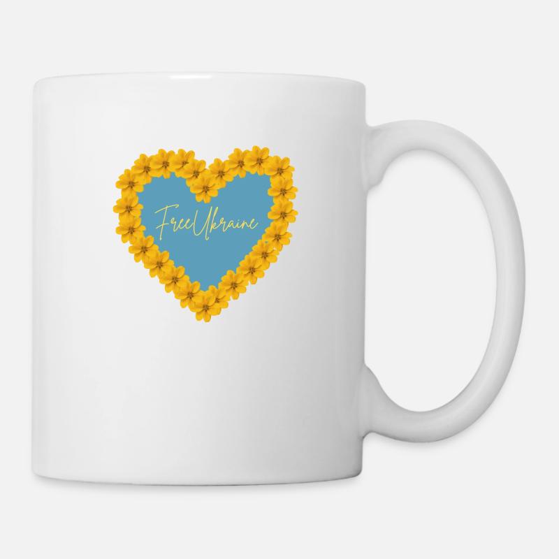 Ukraine libre - Mug blanc - blanc