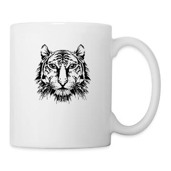 Tigre - Mug blanc - blanc - Droite