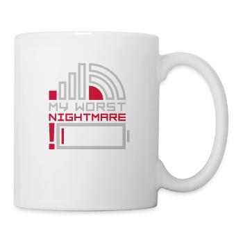 My worst nightmare Logos - Mug - white - Right