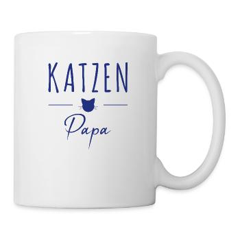 Katzenpapa - Tasse - Weiß - Rechts