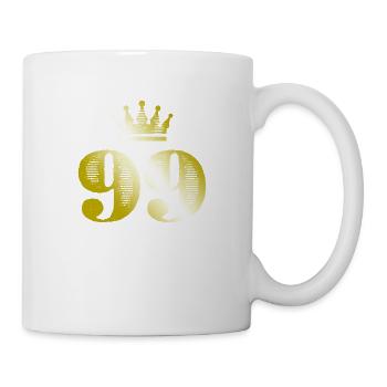 99 Number Crown Gold - Mug - white - Right