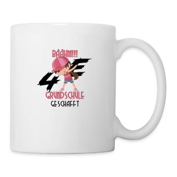 Dab Girl Grundschule - Tasse - Weiß - Rechts