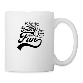 Both Teams Have Fun - Tasse - Weiß - Rechts