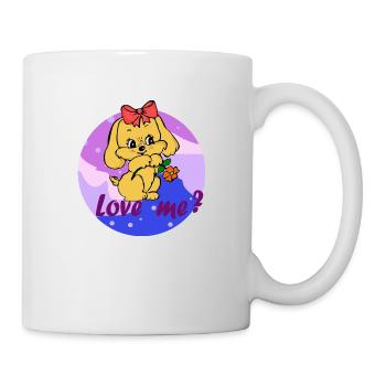 Cute puppy - Love me - Love me! - Mug - white - Right