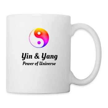 Yin Yang - le pouvoir de l’univers - Mug blanc - blanc - Droite