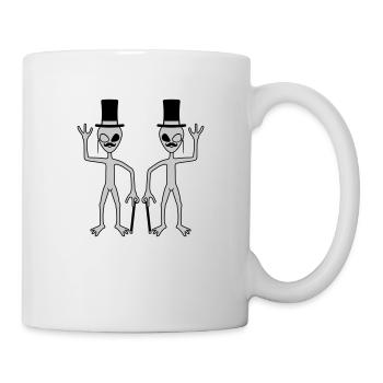 Team Gentlemen Alien Friends - Mug - white - Right